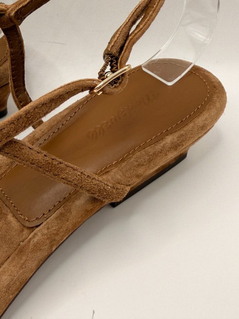 Madewell Women's Maycie Brown Beads Strappy Sandals Sz 8 - Picture 7 of 9